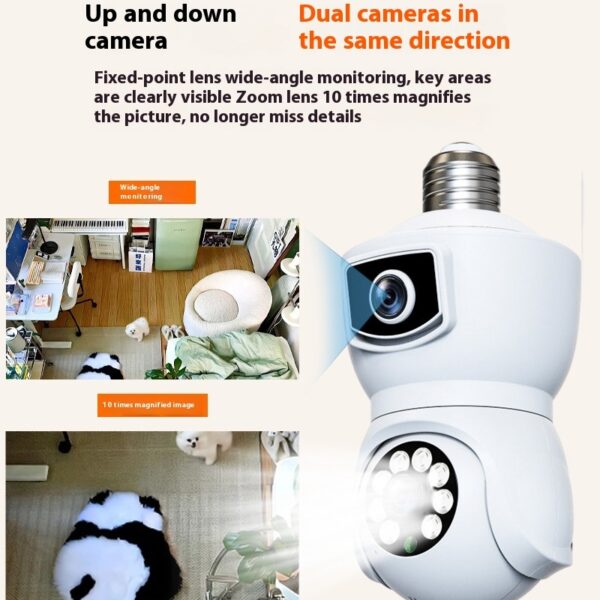 Lamp Head Type Surveillance Mobile Phone Remote Camera - Image 3