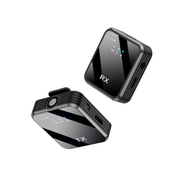 Wireless Collar Clip Microphone Outdoor Noise Reduction - Image 2