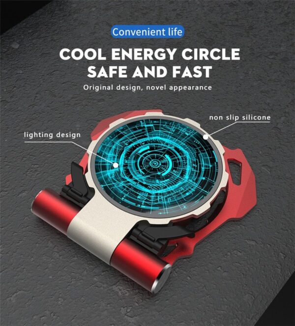 Iron Man Metal QI Wireless Charger Stand Desktop Mobile Phone Charger - Image 8