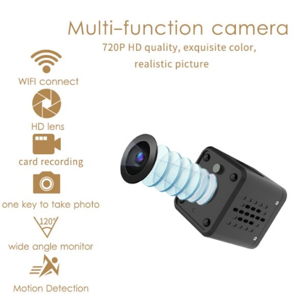 HD night vision camera smart wear smart surveillance camera Wifi remote camera - Image 5