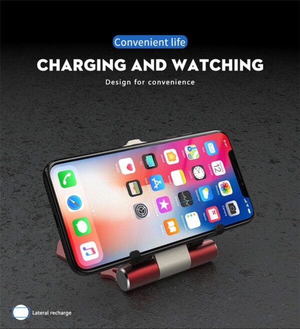 Iron Man Metal QI Wireless Charger Stand Desktop Mobile Phone Charger - Image 4