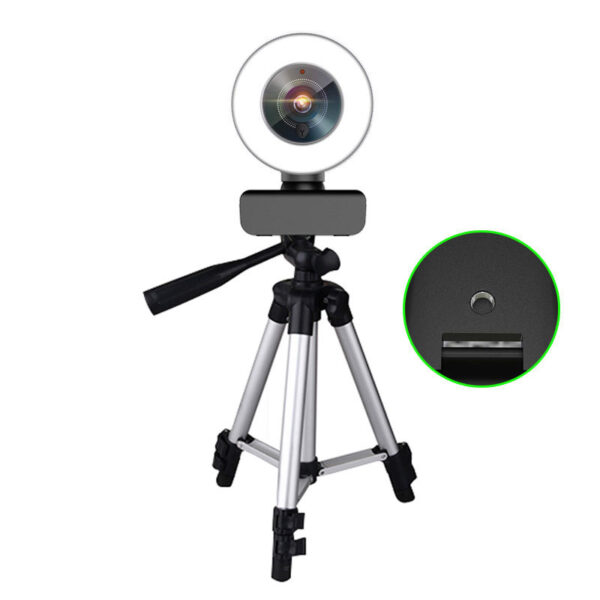 USB 1080P auto focus AF fill light beauty camera - Image 2