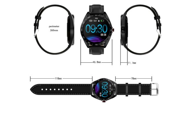 Compatible with Apple , K7 Full Round Screen Smart Bracelet - Image 4