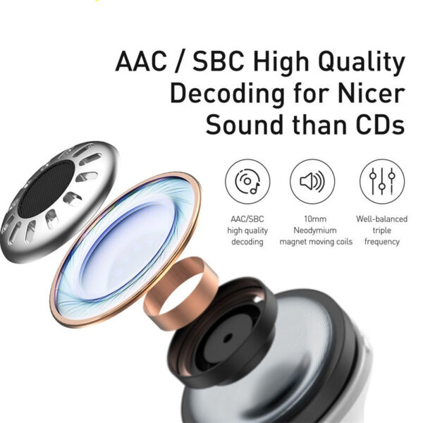 Dual Monaural Switching Noise-cancelling Earphones Waterproof Sound-activated Music Earphones - Image 5