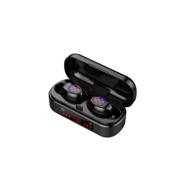 M7 Button Bluetooth Headset Digital Display Bluetooth Headset Binaural Bluetooth Headset With Charging Compartment Bluetooth Headset - Image 2