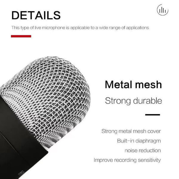 Professional Dubbing Microphone Hd Noise Reduction Recording Equipment Dedicated For Live Broadcast - Image 2