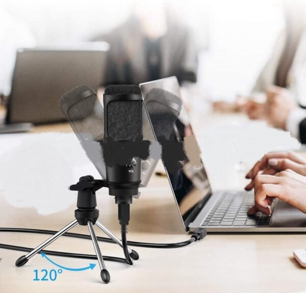 Compatible with Apple, Live Recording Microphone Desktop Tripod Set - Image 4