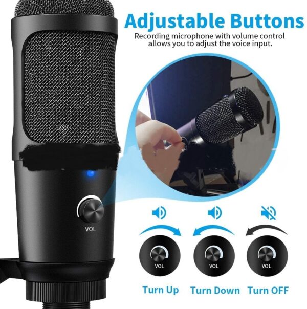 Compatible with Apple, Live Recording Microphone Desktop Tripod Set - Image 5