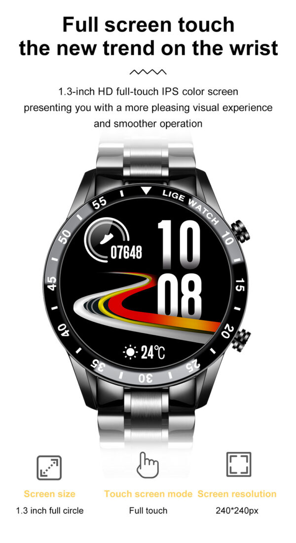 Lige's New Smart Watch Upgrade Smart Wearable Watch - Image 6