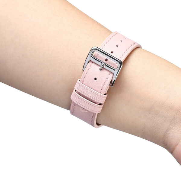 Leather smart watch strap - Image 3