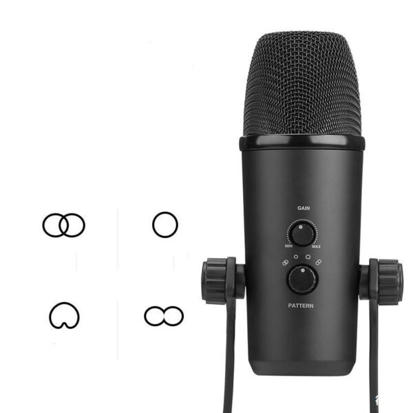 Condenser Microphone Eat Broadcast  Recording Built-in Sound Card - Image 2