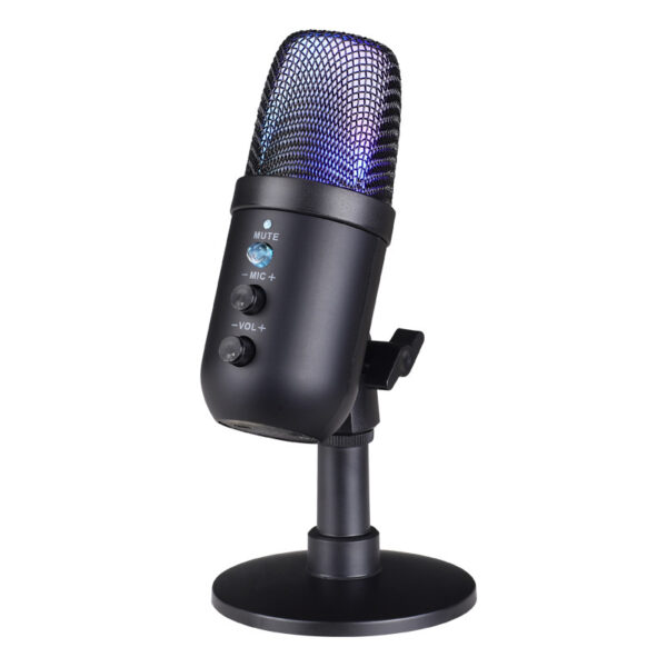 USB Microphone RGB Mobile Phone Computer Live Karaoke E-sports Games Microphone - Image 4