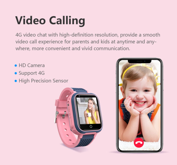4G Waterproof Touch Camera Electronic Positioning Children's Phone Smart Watch - Image 5