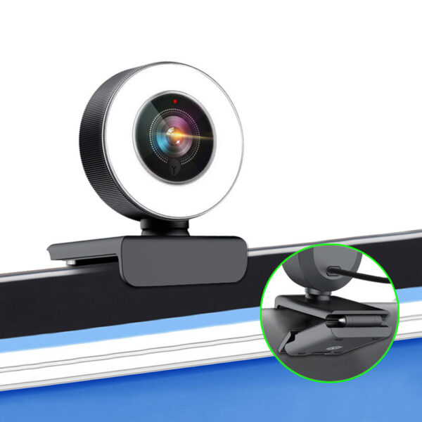 USB 1080P auto focus AF fill light beauty camera - Image 4