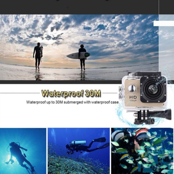 HD High-definition 1080P Action Sports Waterproof  DV Camera - Image 2