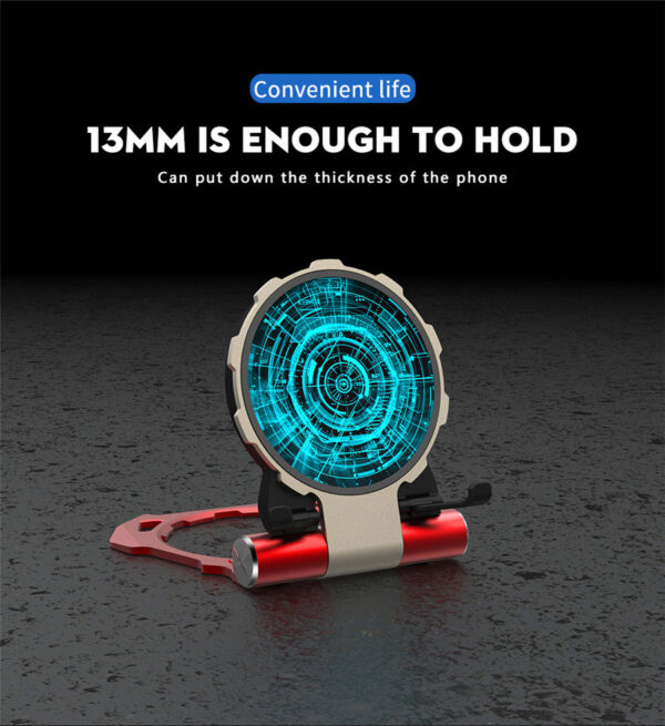 Iron Man Metal QI Wireless Charger Stand Desktop Mobile Phone Charger - Image 7