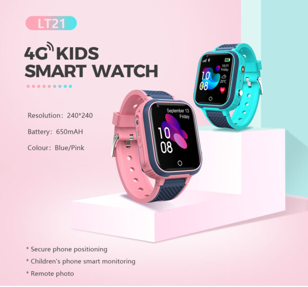 4G Waterproof Touch Camera Electronic Positioning Children's Phone Smart Watch - Image 4