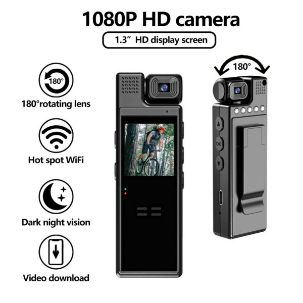 L9 HD Night Vision Conference Recorder Outdoor Sports Camera - Image 4