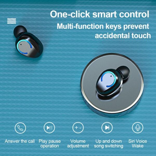 Binaural Mini Cylindrical Headphones - Image 3