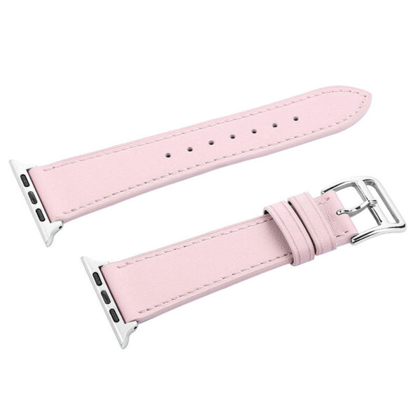 Leather smart watch strap - Image 8