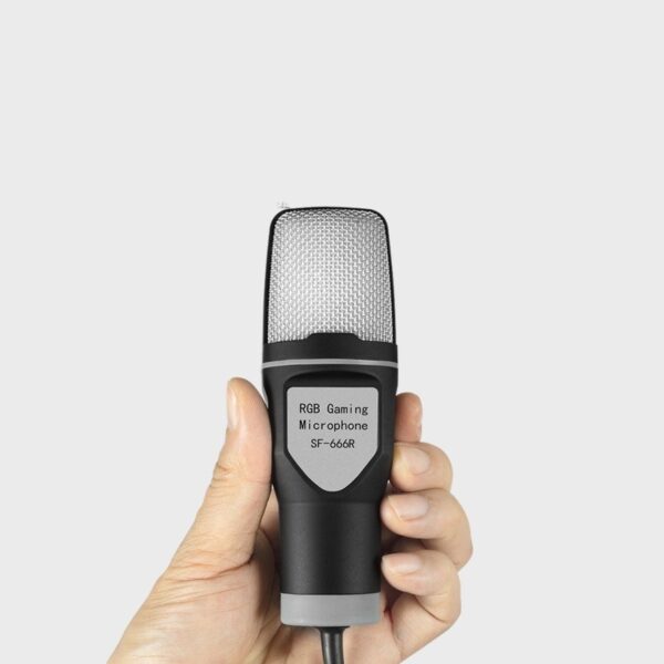 Clear Full RGB Capacitor Esports Gaming Desktop Microphone Computer Microphone - Image 5