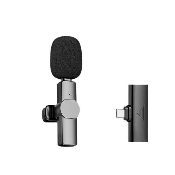 Wireless Neckline Clip Noise Reduction Mini Microphone - Image 2