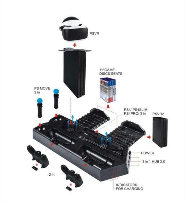 PS4 multi-function charger charger - Image 2