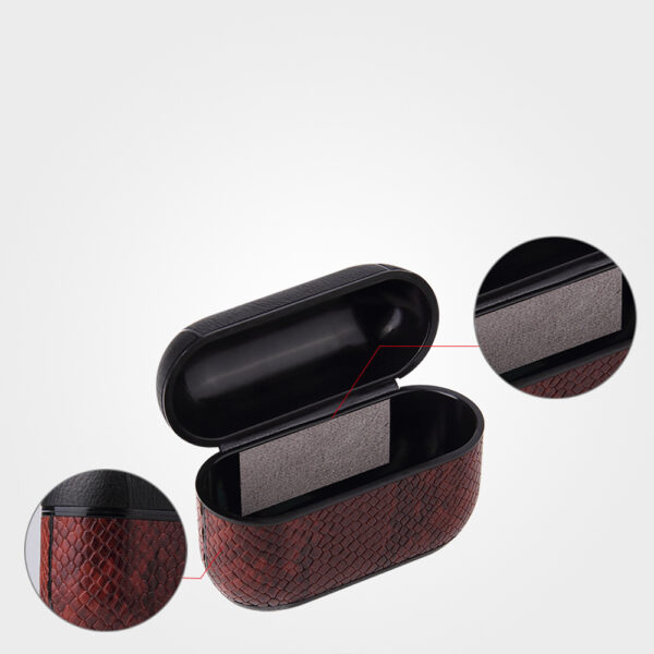 Compatible with Apple, Airpods pro leather case earphone case - Image 3