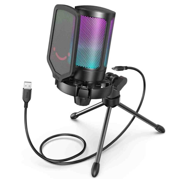 USB Condenser Gaming Microphone, For PC PS4 PS5 - Image 5