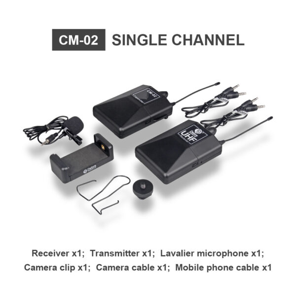 Wireless Microphone With Monitor Lavalier Camera Radio Microphone SLR Interview Recording - Image 7