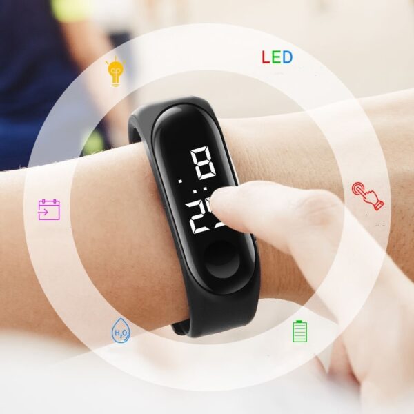 Waterproof Touch Electronic LED Watch - Image 2