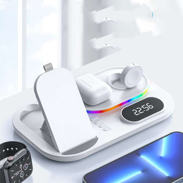 Magnetic Mobile Phone Wireless Charging Treasure 13 Wireless Four-in-one Watch Charging Power Bank - Image 2