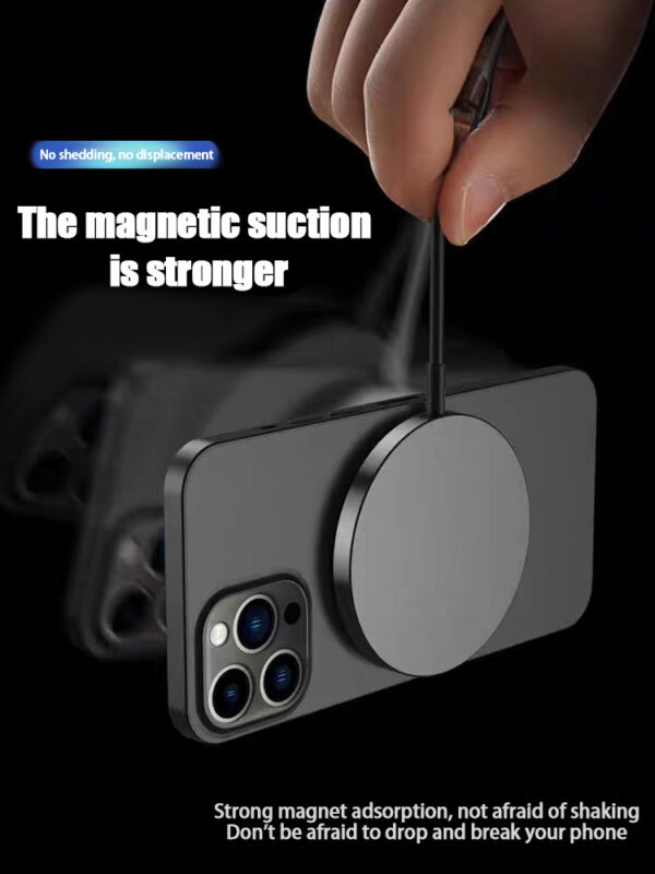 Qi2 Wireless Charger 15W Magnetic Wireless Fast Charging Is Suitable For 12-16PG Mobile Phone Models. Support Temu Us - Image 4