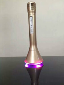 Mobile phone karaoke stereo