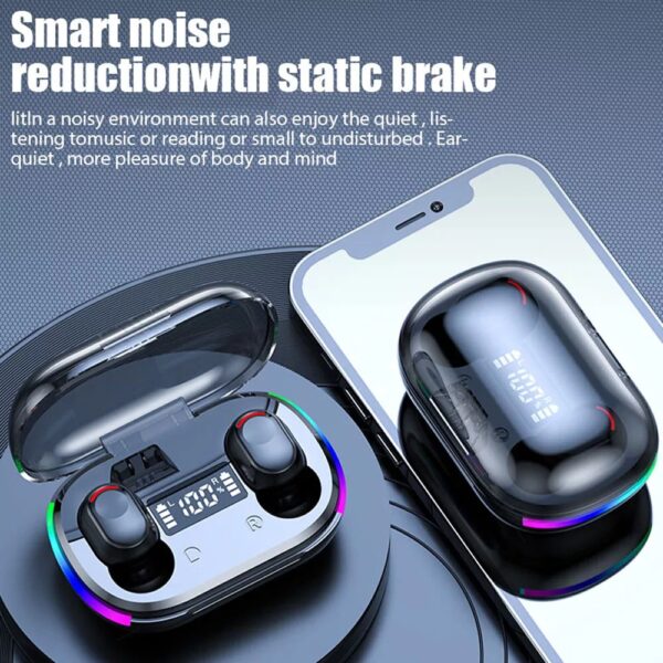 Mini Wireless Earbuds - Earbud Headphones With Digital Display Bluetooth Earbuds TWS 5.3 Wireless Headphones Earphone Waterproof For All Phones - Image 7