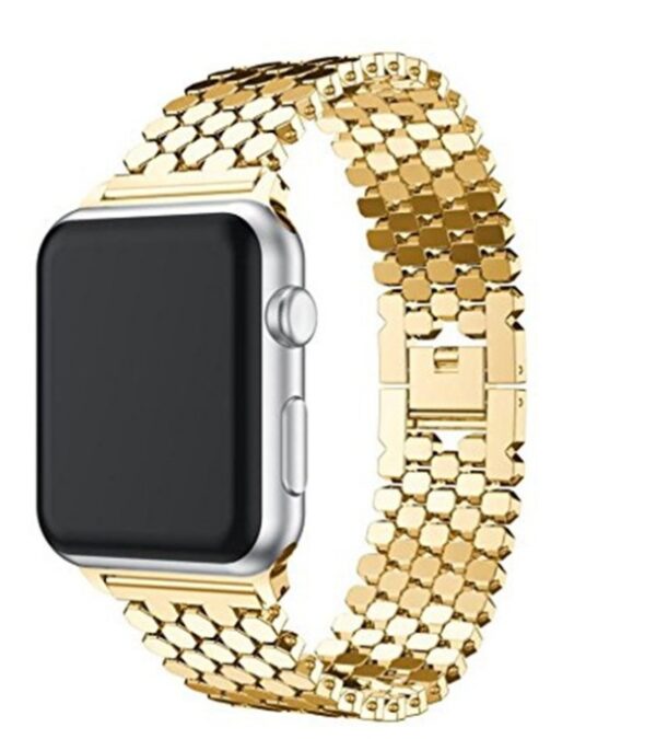 Compatible With, Watch3 Smart Watch Fish Scale Metal Stainless Steel Strap - Image 6