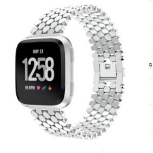Compatible With, Watch3 Smart Watch Fish Scale Metal Stainless Steel Strap