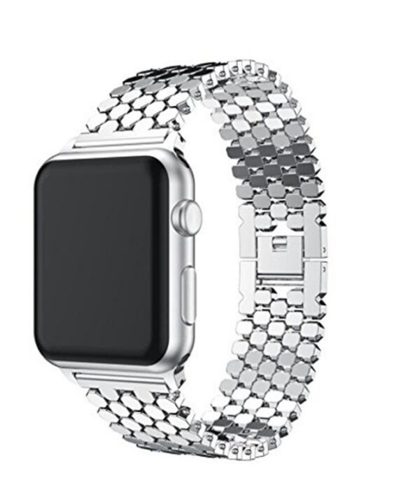 Compatible With, Watch3 Smart Watch Fish Scale Metal Stainless Steel Strap - Image 3