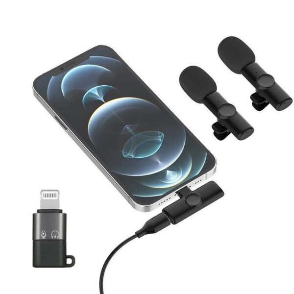 Collar Clip Microphone Outdoor Video Recording Wireless Microphone - Image 5