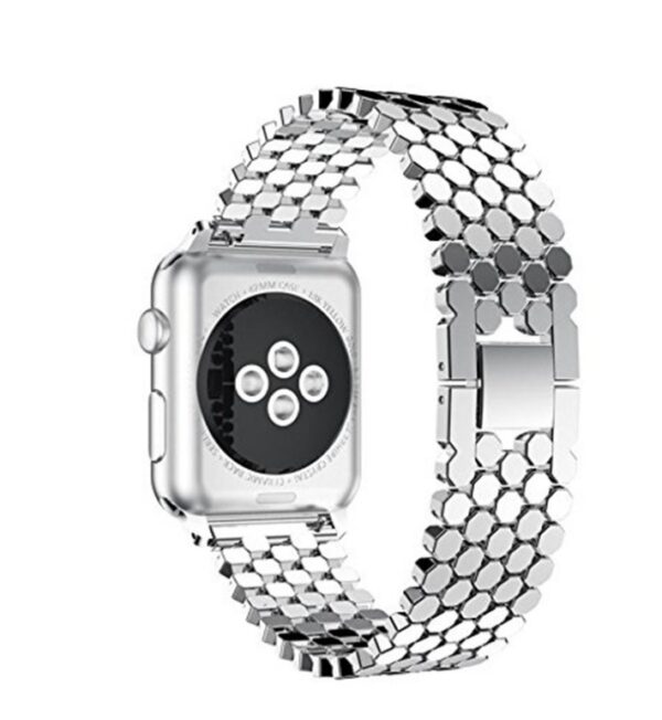 Compatible With, Watch3 Smart Watch Fish Scale Metal Stainless Steel Strap - Image 4