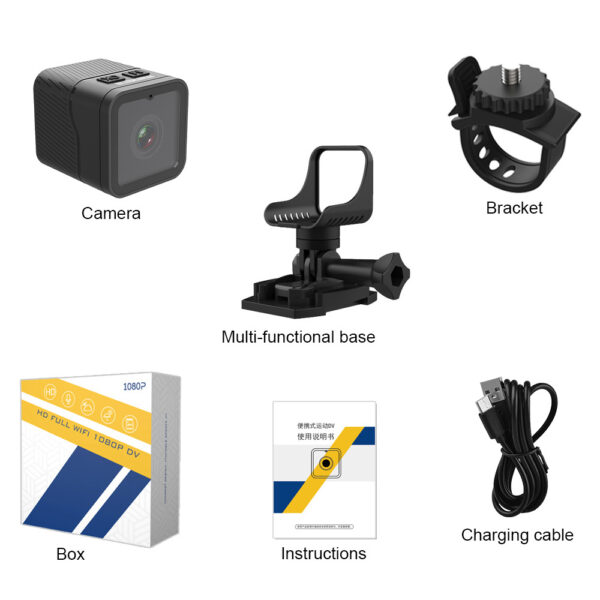 Z03 Outdoor Sports Cycling Waterproof HD 1080p Camera Smart WIFI Mobile Controlled Camera - Image 8