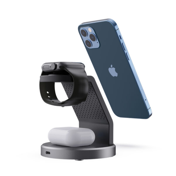Multifunctional Wireless Charger For Mobile Phone Watch Headset - Image 2