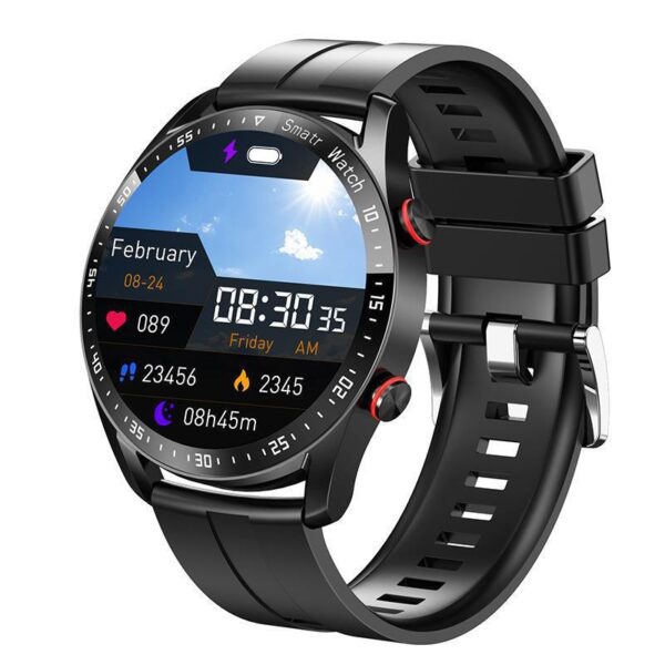 Smart Watch ECG PPG Business Stainless Steel Strap Bluetooth Call - Image 8
