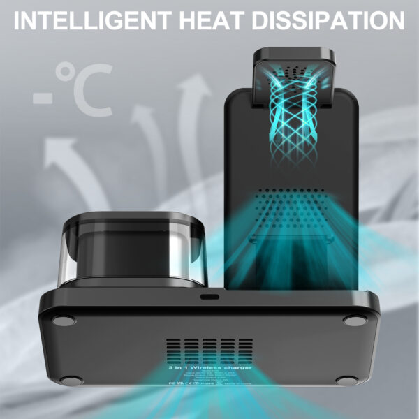 Creative Wireless Charging Three-in-one Folding Bracket - Image 5