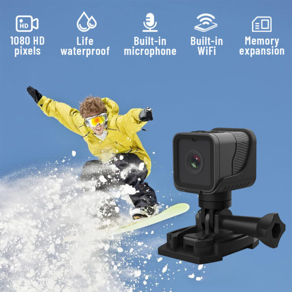 Z03 Outdoor Sports Cycling Waterproof HD 1080p Camera Smart WIFI Mobile Controlled Camera - Image 2