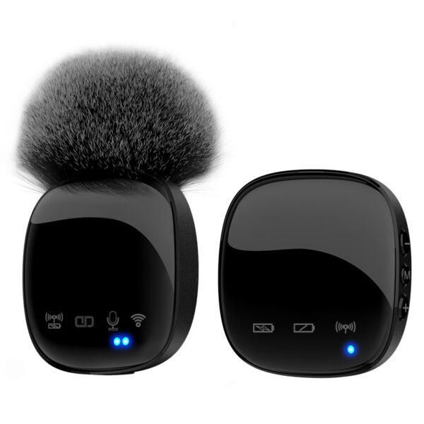 Clip-on Wireless Microphone One Drag Two Bluetooth Noise Reduction - Image 4