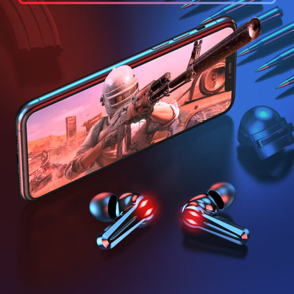 TWS Bluetooth Gaming Earphones Low Latency Wireless Head - Image 6