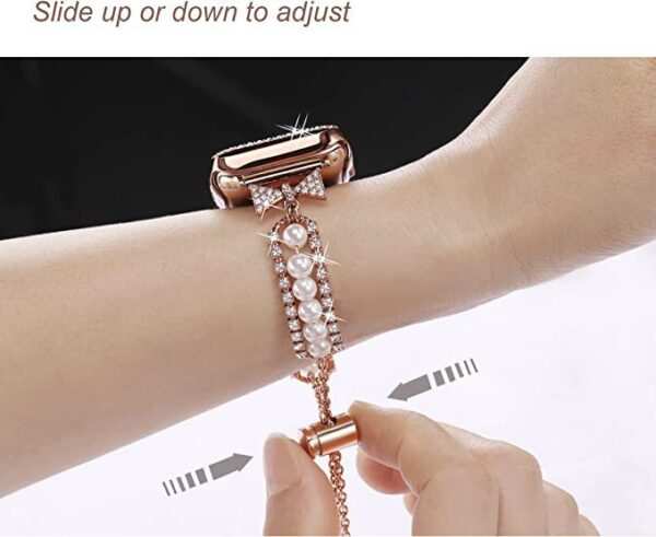 Smart Watch Pearl Bracelet Watch Band - Image 9