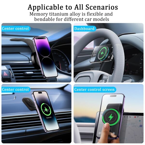 Magnetic Mobile Phone Wireless Charger Multifunctional - Image 3