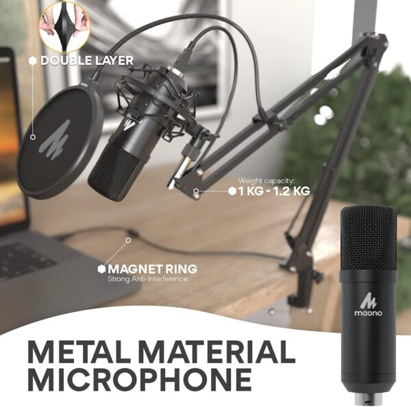 Mobile Phone K Song Capacitor Computer Recording Microphone Wired Microphone Mic - Image 3